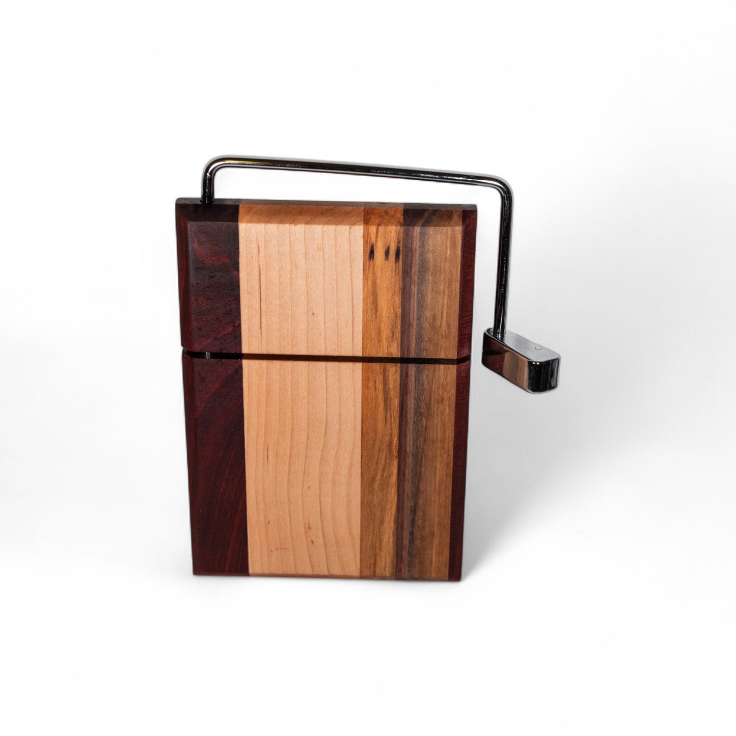 Blood, Cherry, Canary, and Walnut Cheese Slicer Board