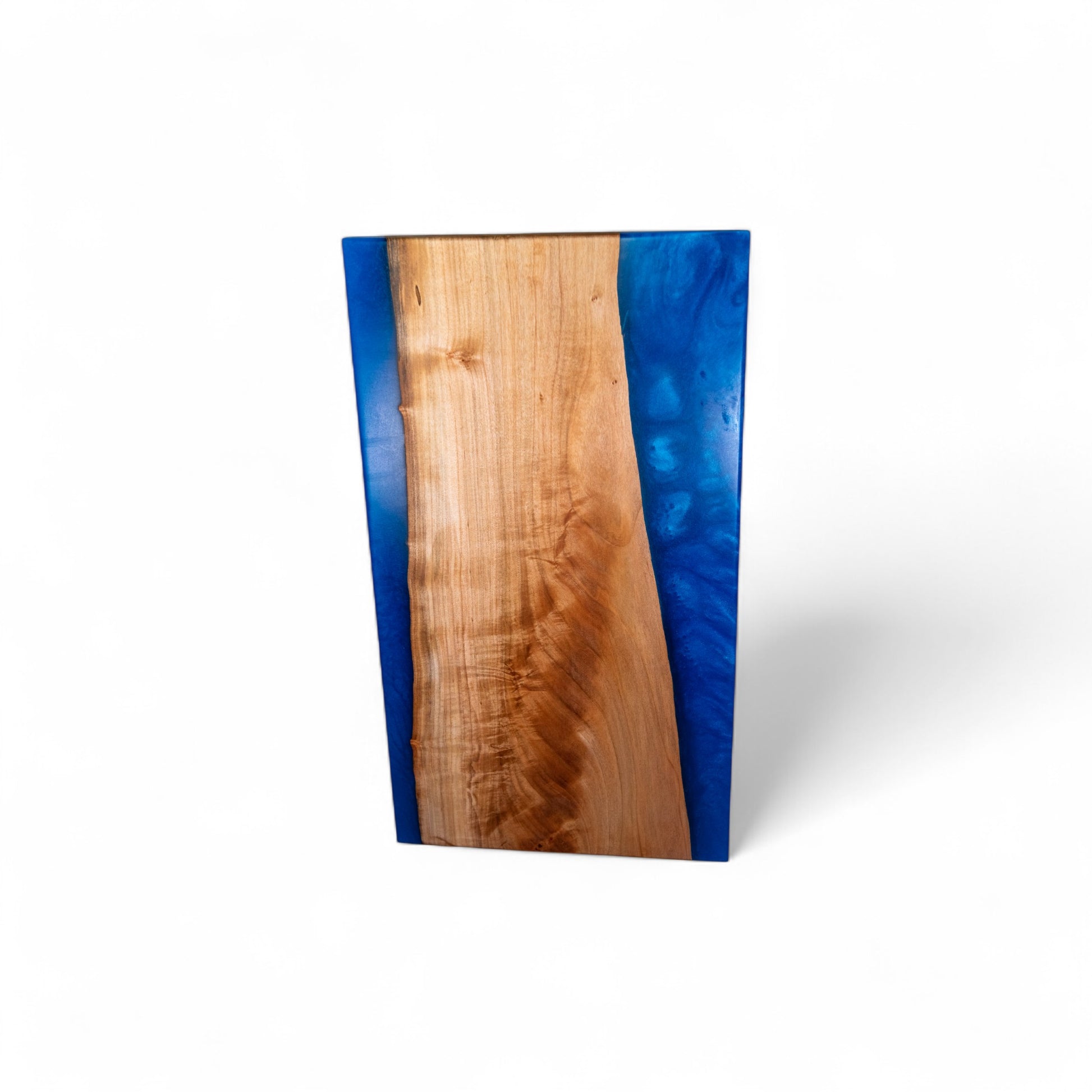 Blue Epoxy Maple t Wood Charcuterie Boards/Serving Board