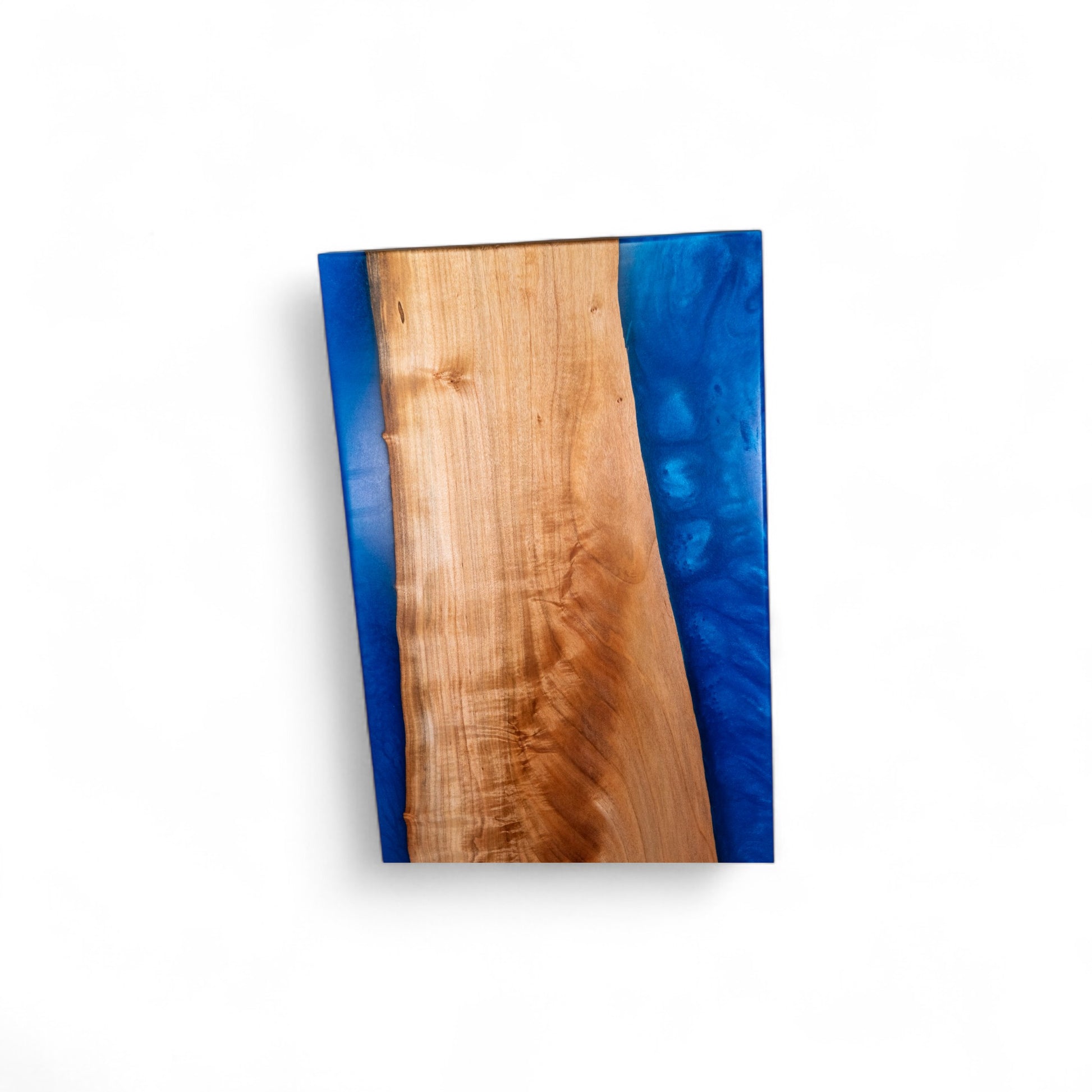 Blue Epoxy Maple t Wood Charcuterie Boards/Serving Board