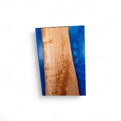 Blue Epoxy Maple t Wood Charcuterie Boards/Serving Board