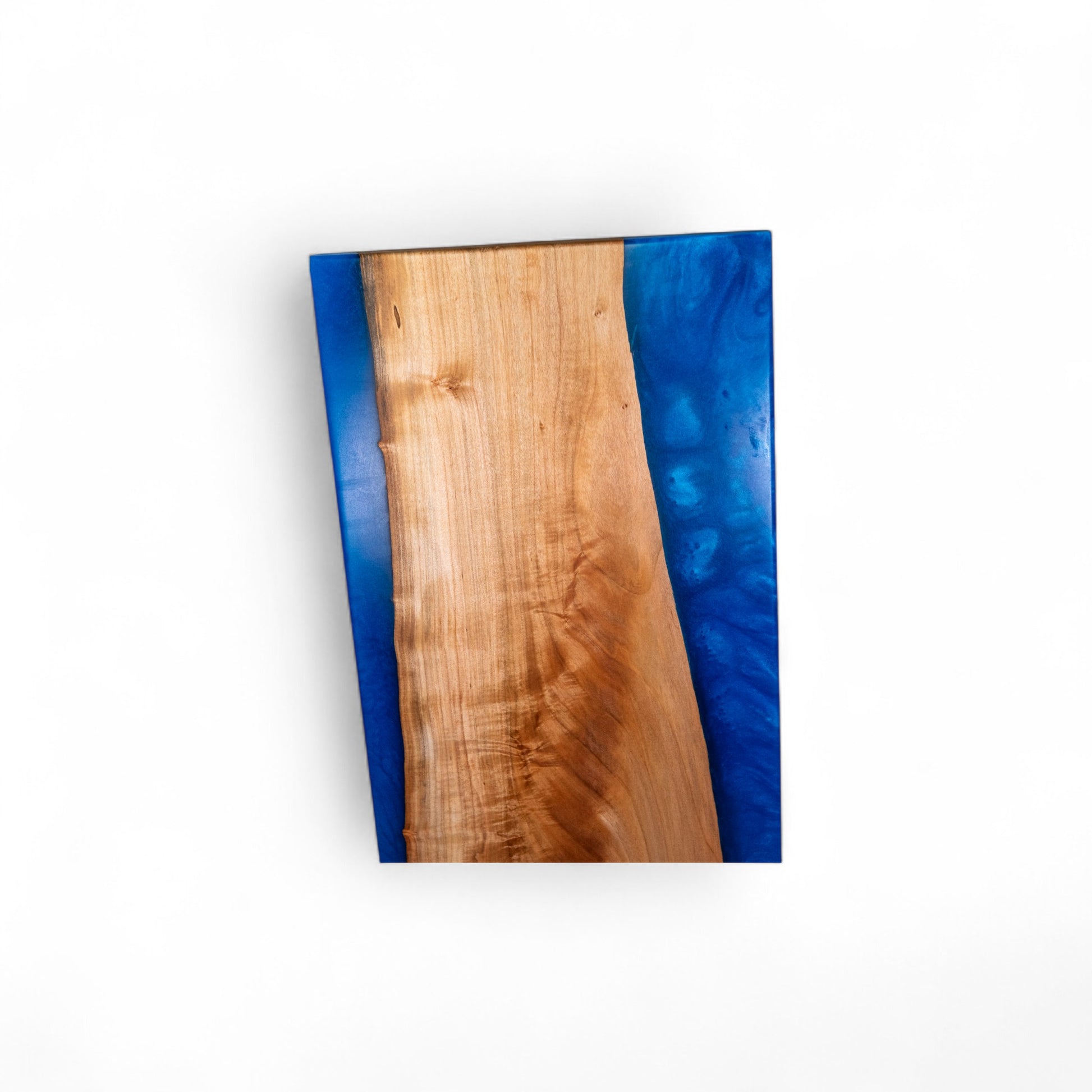 Blue Epoxy Maple t Wood Charcuterie Boards/Serving Board