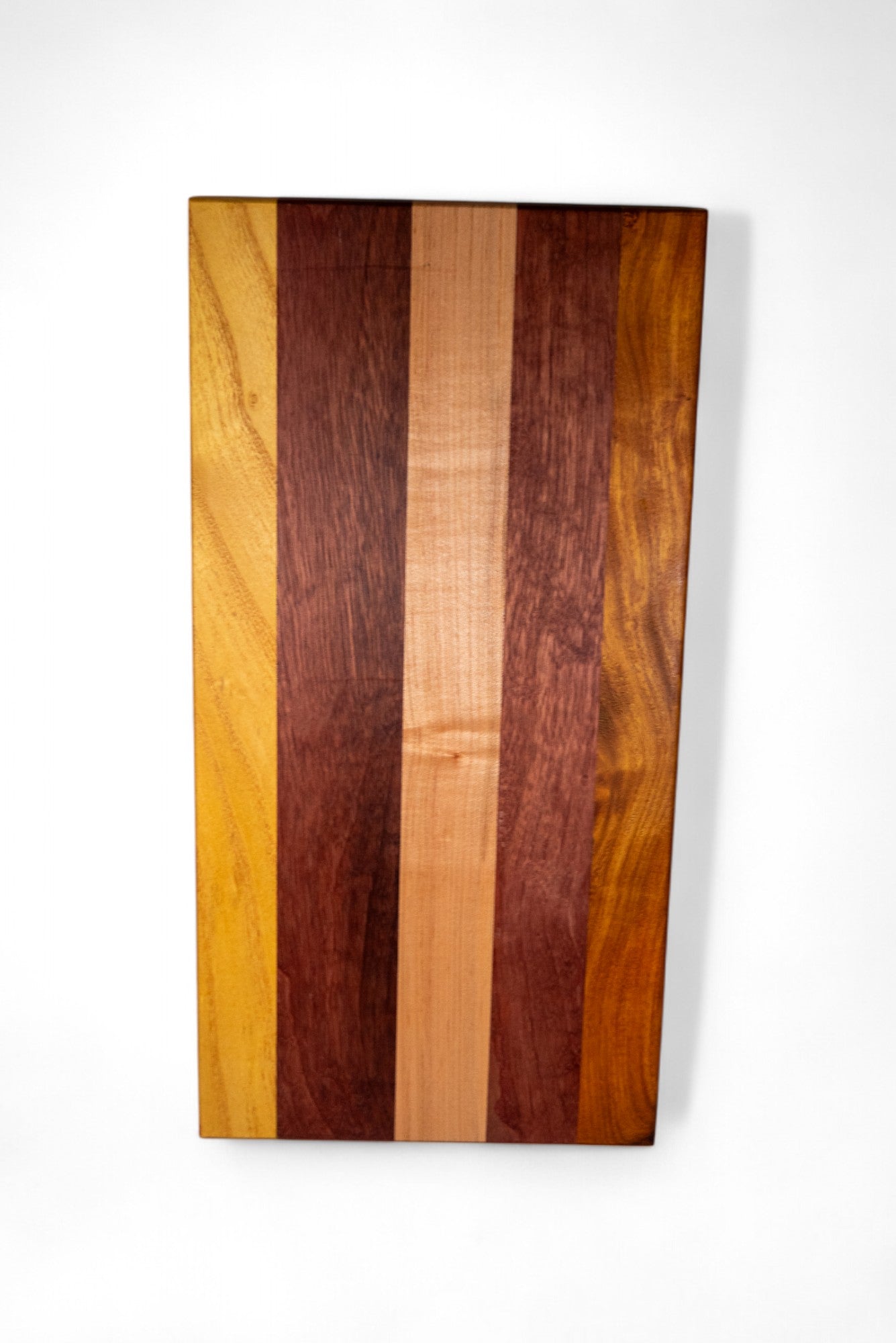 Charcuterie Serving Board - Handcrafted Purpleheart & Mulberry Wood Cutting Board 18x9
