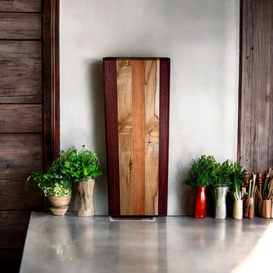 Cherry, Maple, Purple Heart Charcuterie Boards/Serving Board/Cutting Board