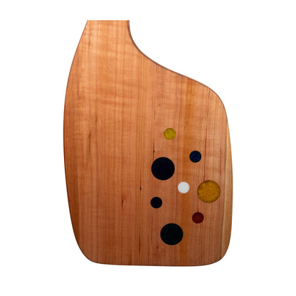 Cherry Wood Color Epoxy Charcuterie Boards/Serving Board