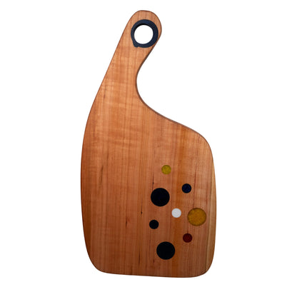 Cherry Wood Color Epoxy Charcuterie Boards/Serving Board