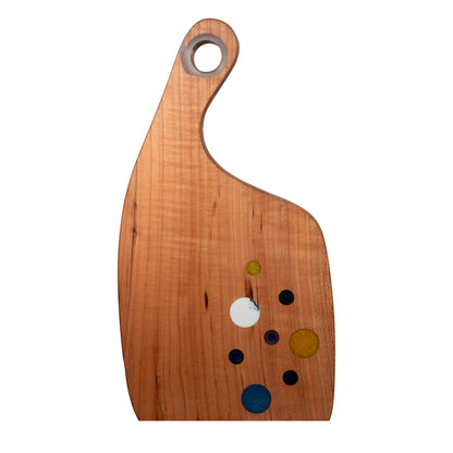 Color Epoxy Cherry Charcuterie Boards/Serving Board