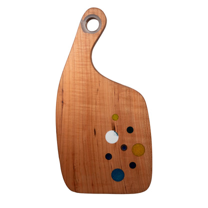 Color Epoxy Cherry Charcuterie Boards/Serving Board