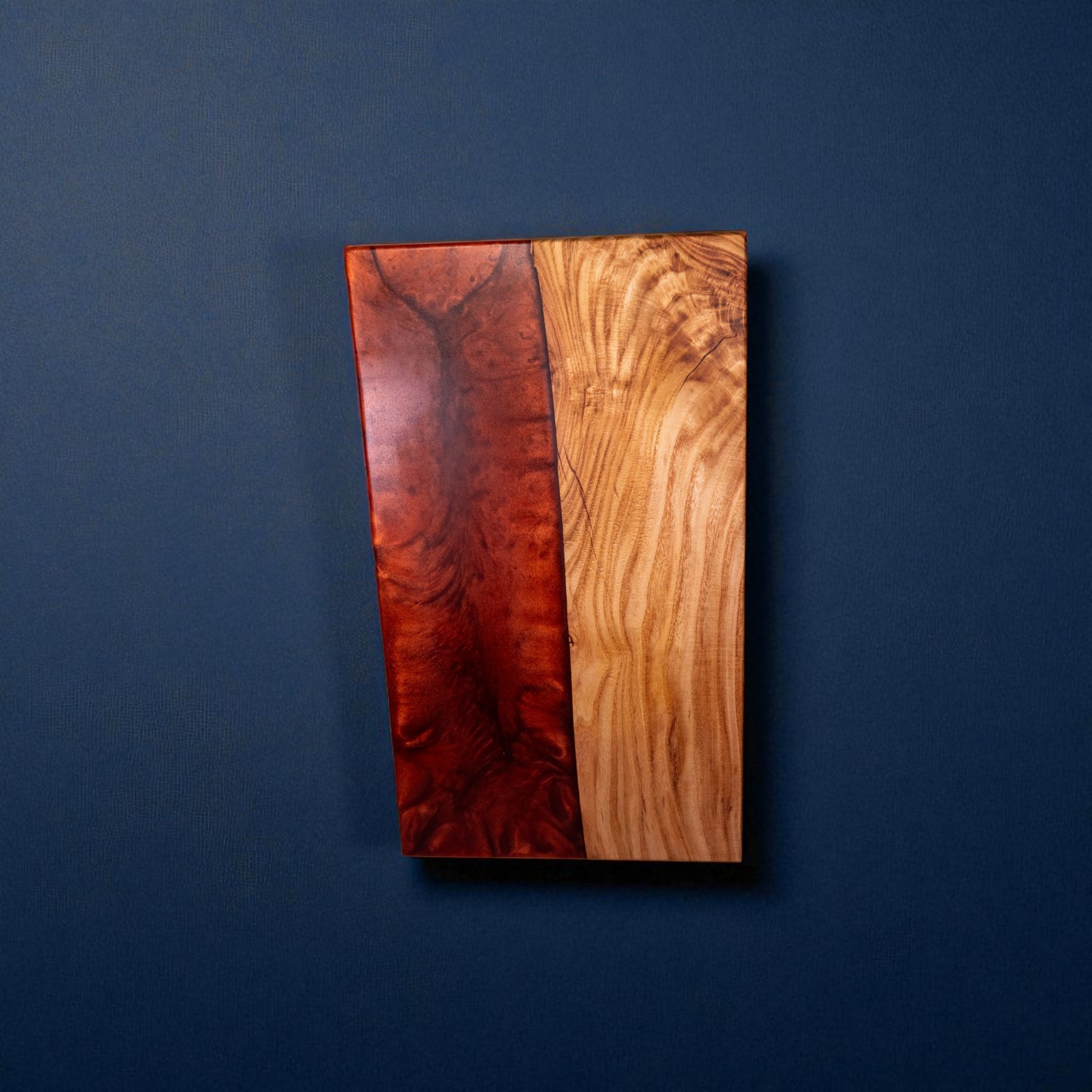 Copper Epoxy Coffee Wood Charcuterie Boards/Serving Board