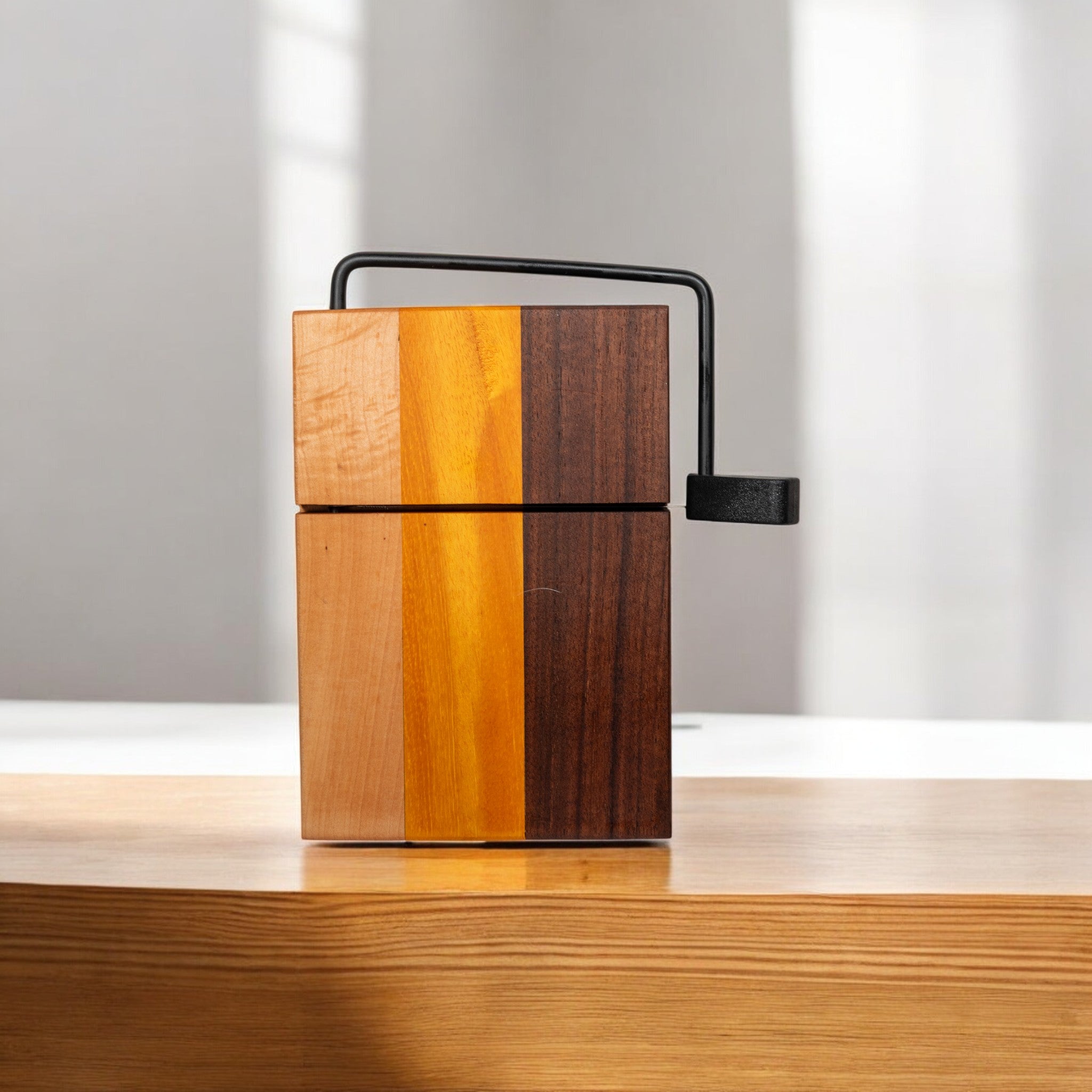 CWS - Walnut, Osage, and Maple Cheese Slicer Board