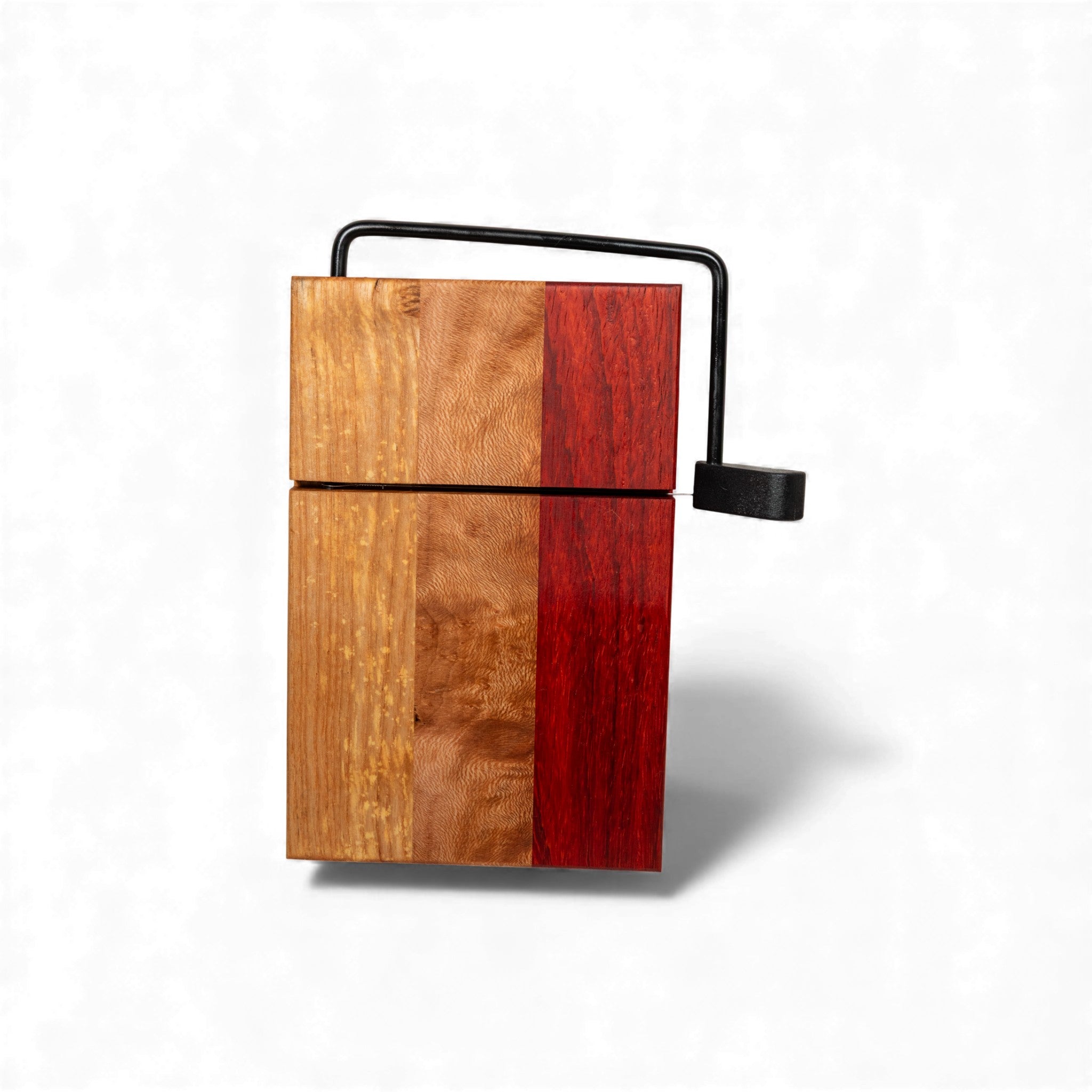 CWS- Padauk, Ash, and Sycamore Cheese Slicer Board