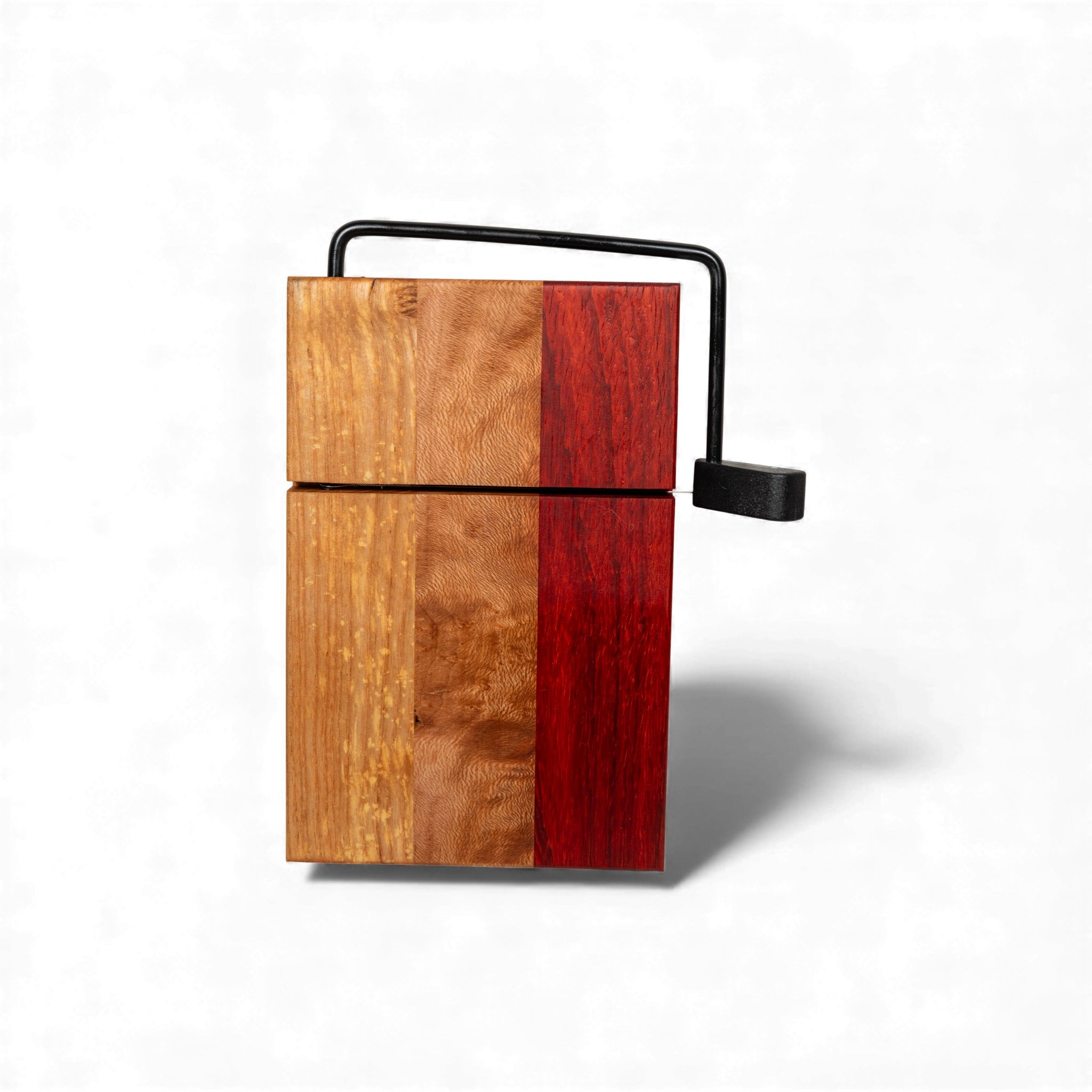 CWS- Padauk, Ash, and Sycamore Cheese Slicer Board