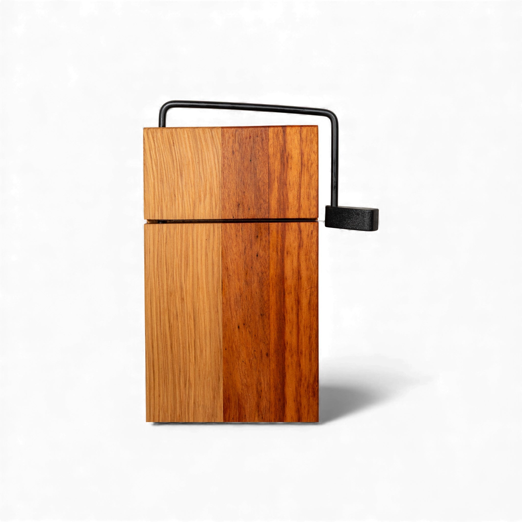 Ash, Tiger, and Bloodwood Cheese Slicer Board