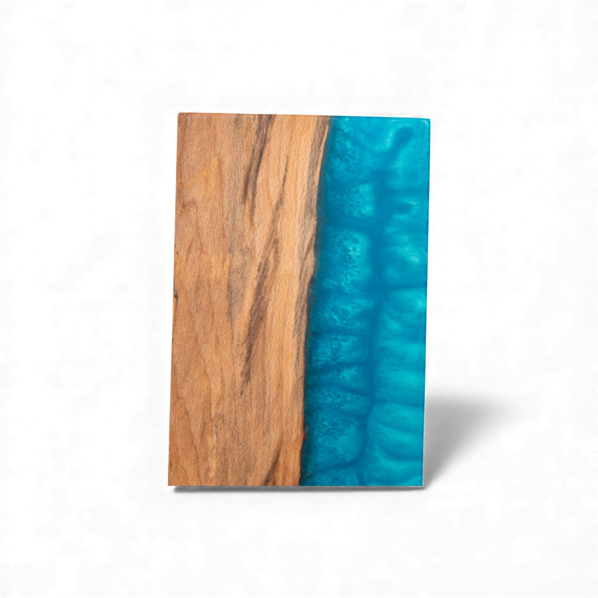 Ambrosia Maple Wood with Sea Blue Epoxy Charcuterie Boards/Serving Board