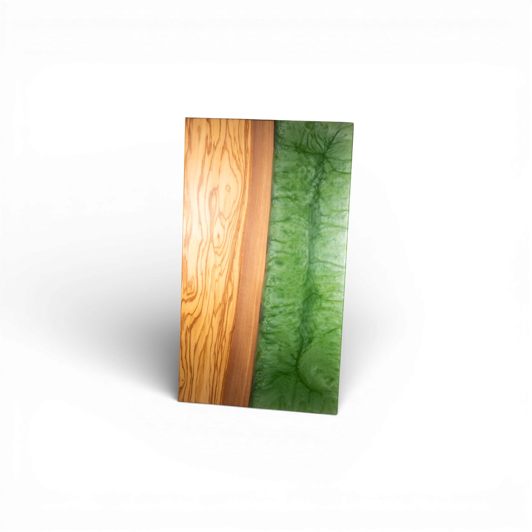 Olive Wood with Jade Epoxy Charcuterie Boards/Serving Board