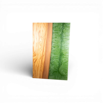Olive Wood with Jade Epoxy Charcuterie Boards/Serving Board