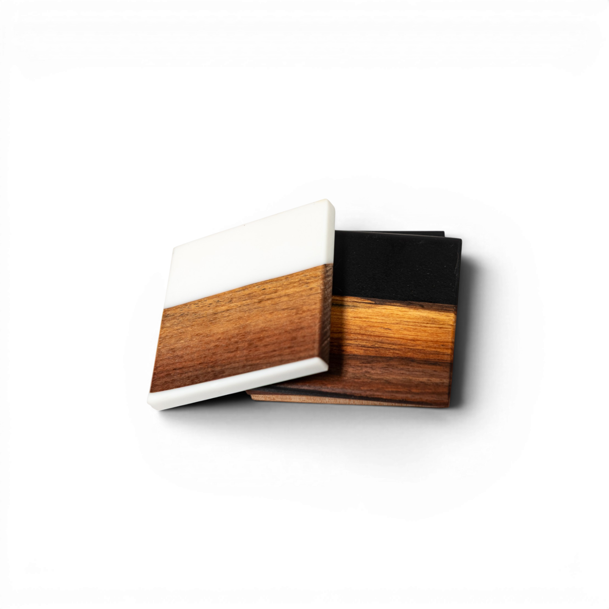 Mix Wood with Mix Epoxy Coaster