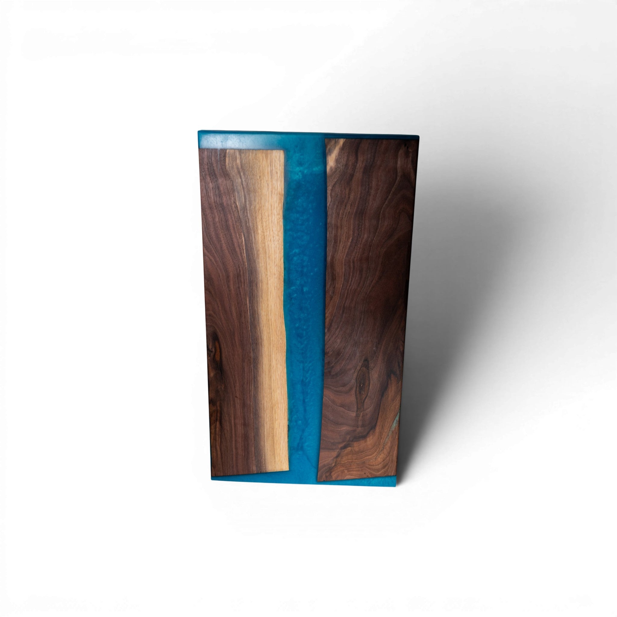 Walnut Wood with Sea Blue Epoxy Charcuterie Boards/Serving Board