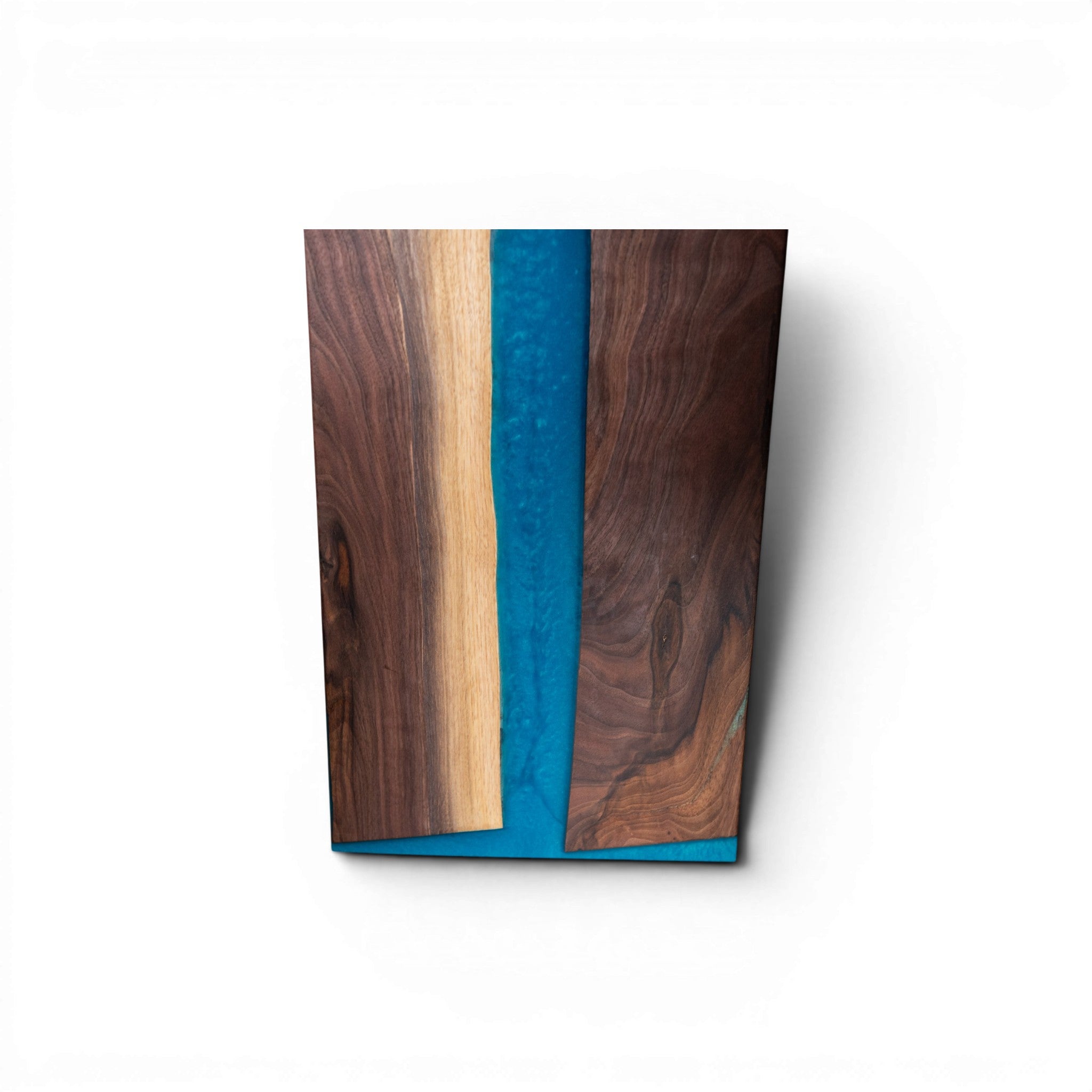 Walnut Wood with Sea Blue Epoxy Charcuterie Boards/Serving Board