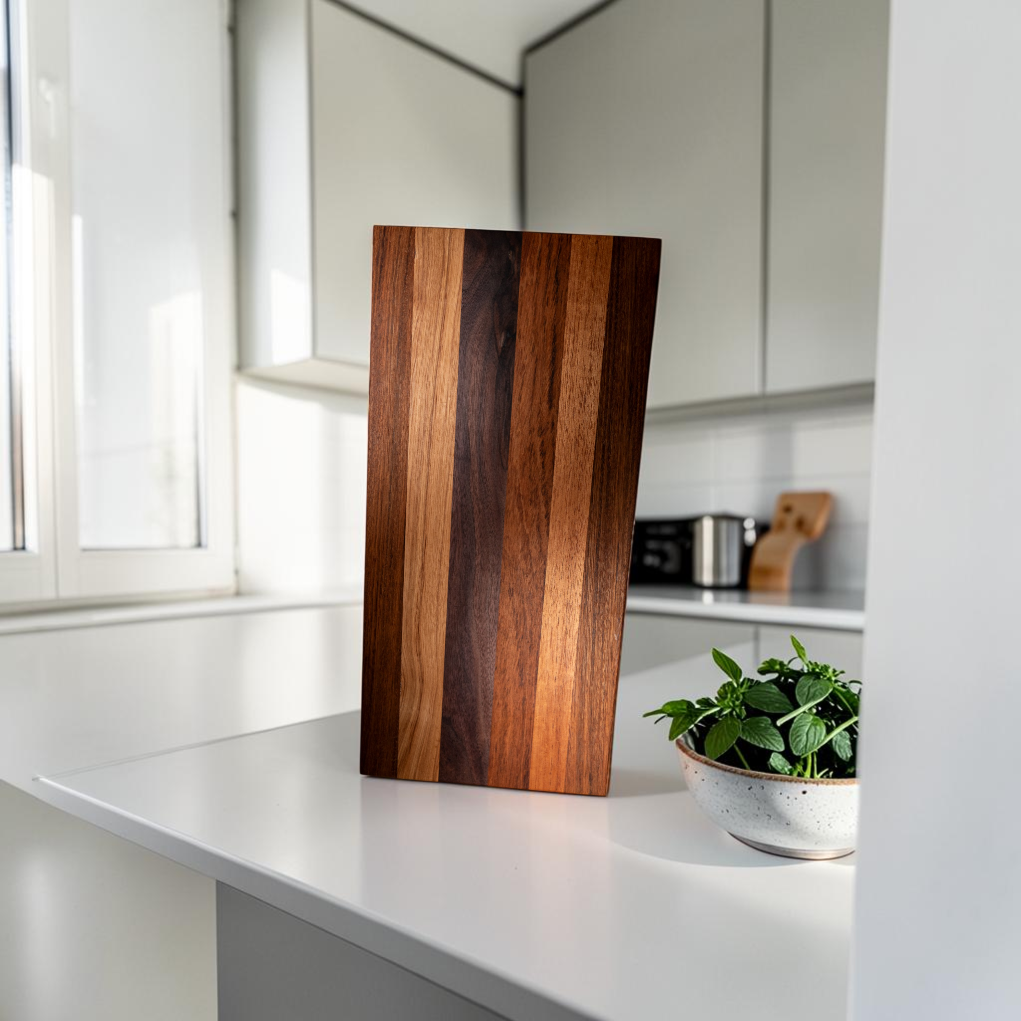 Hickory, Sapele and Walnut Wood Charcuterie Boards/Serving Board/Cutting Bard