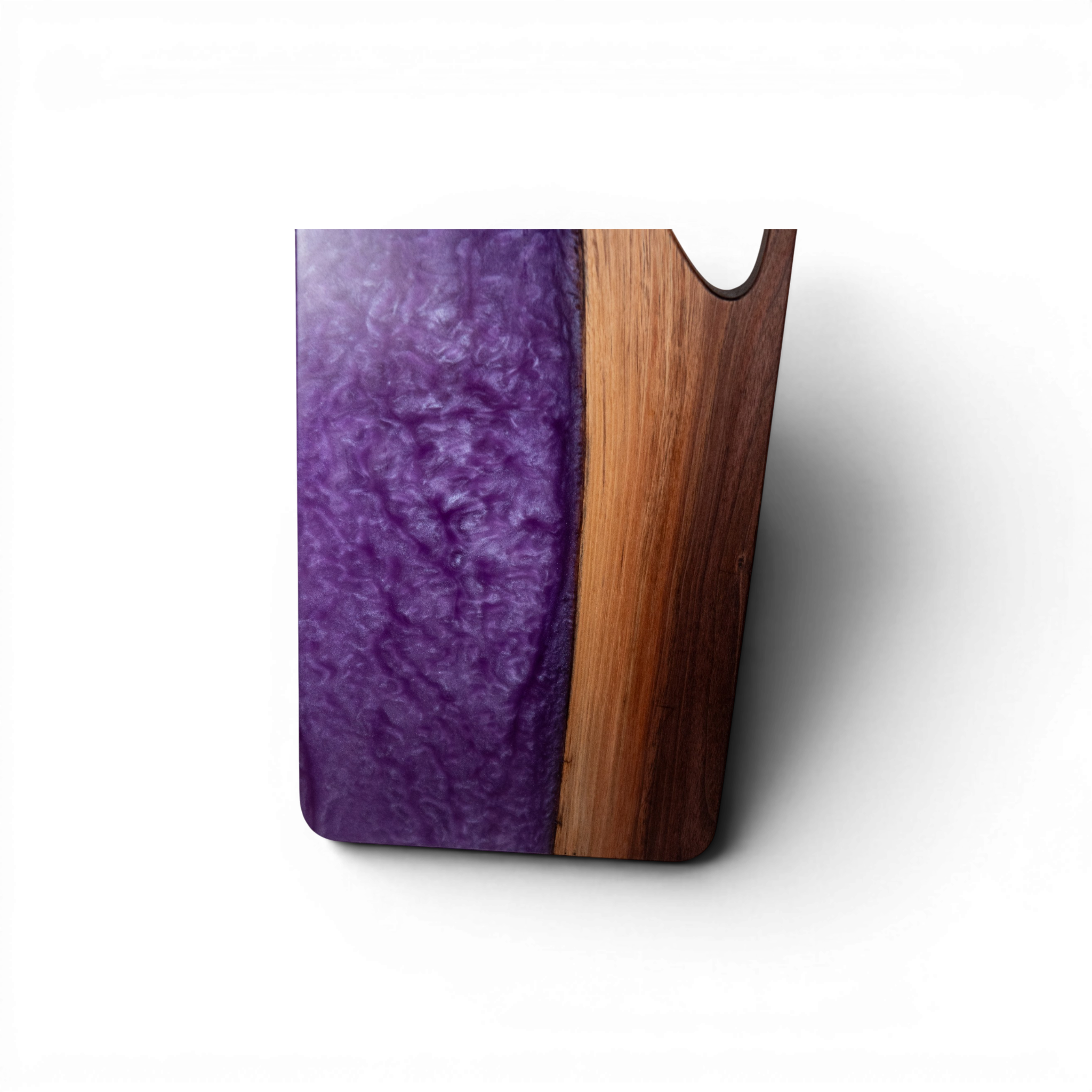 Walnut Wood Purple Epoxy Charcuterie Boards/Serving Board