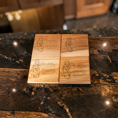 Maple Pickle Queen Dill Coaster