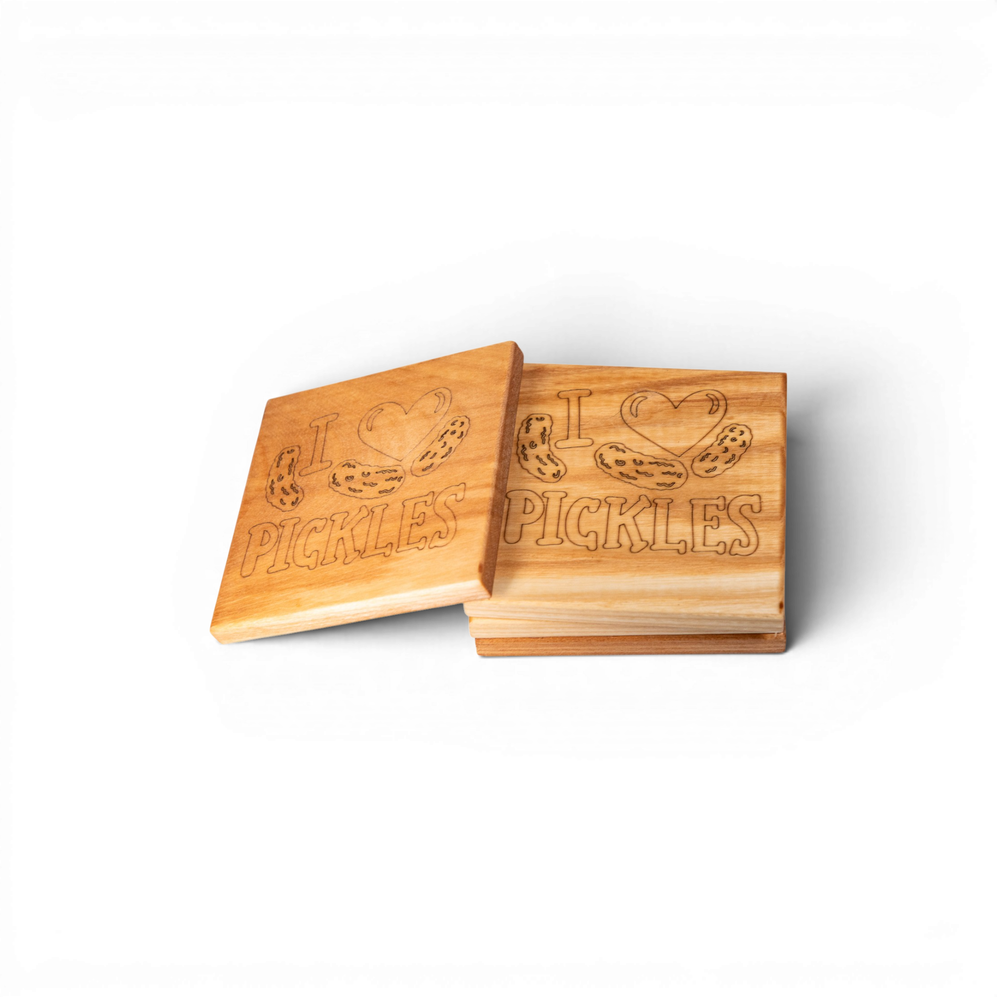 Maple Pickle I love Pickles Coaster