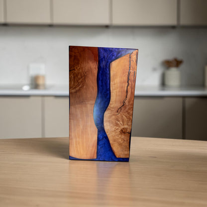 Purple Epoxy with Cherry Charcuterie Boards/Serving Board