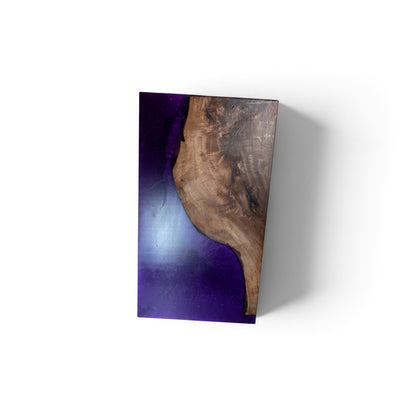 Purple Epoxy Walnut Wood Charcuterie Boards/Serving Board