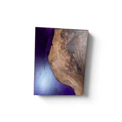 Purple Epoxy Walnut Wood Charcuterie Boards/Serving Board