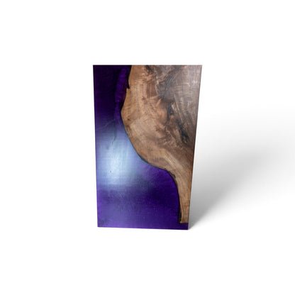 Purple Epoxy Walnut Wood Charcuterie Boards/Serving Board