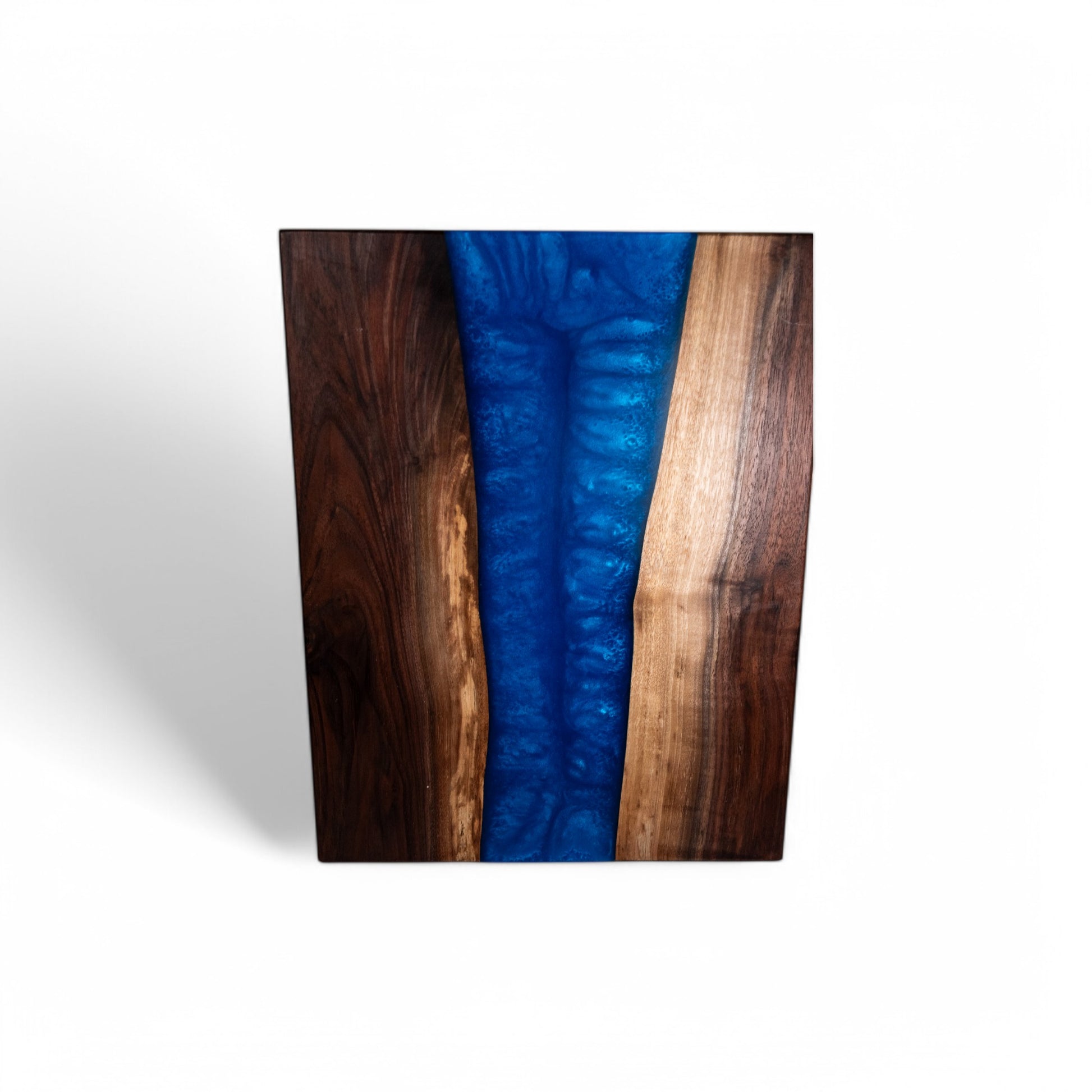 Dark Blue Epoxy Walnut Charcuterie Boards/Serving Board