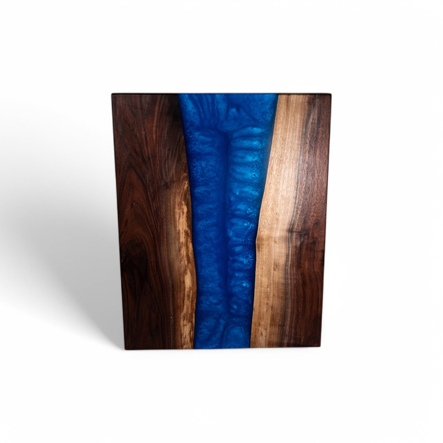 Dark Blue Epoxy Walnut Charcuterie Boards/Serving Board
