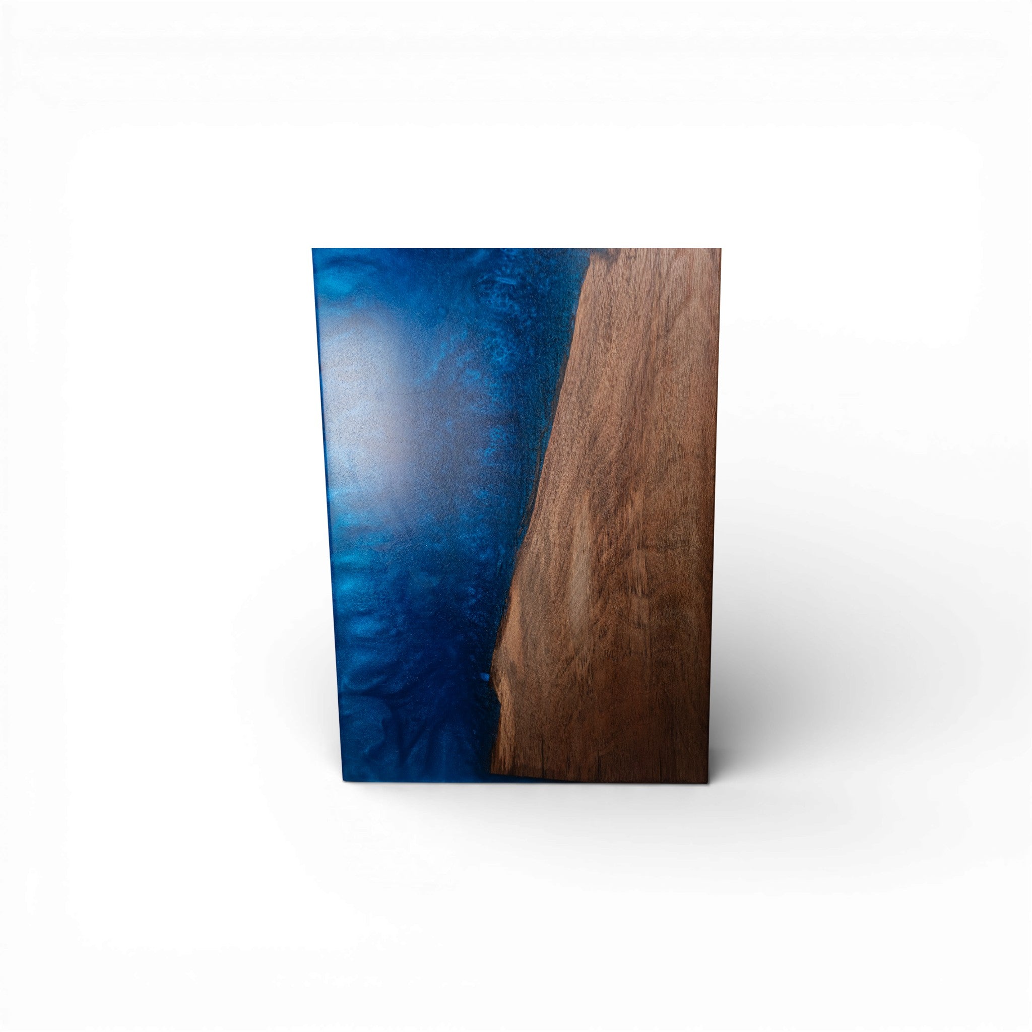 Dark Blue Epoxy Walnut Wood Charcuterie Boards/Serving Board