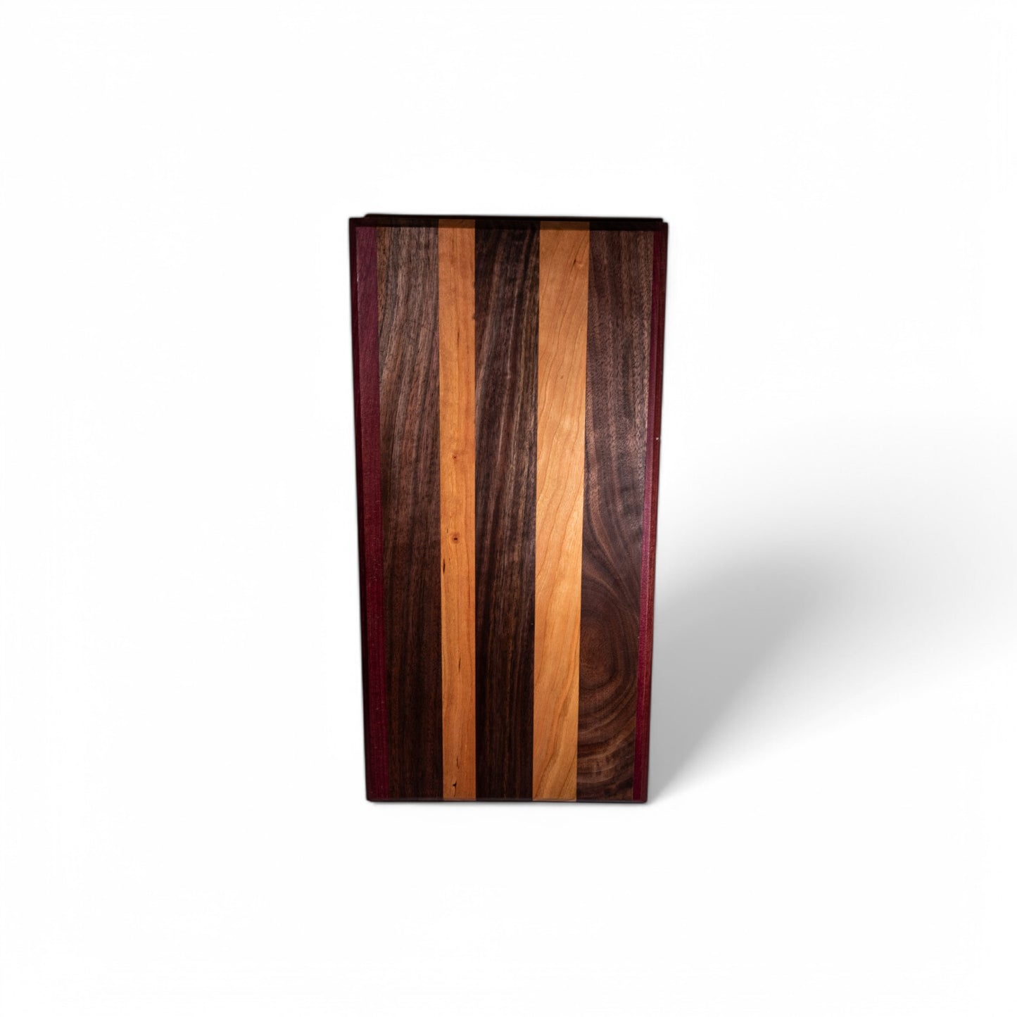 Groovy -Walnut, Cherry, Purple Heart Wood Charcuterie Boards/Serving Board