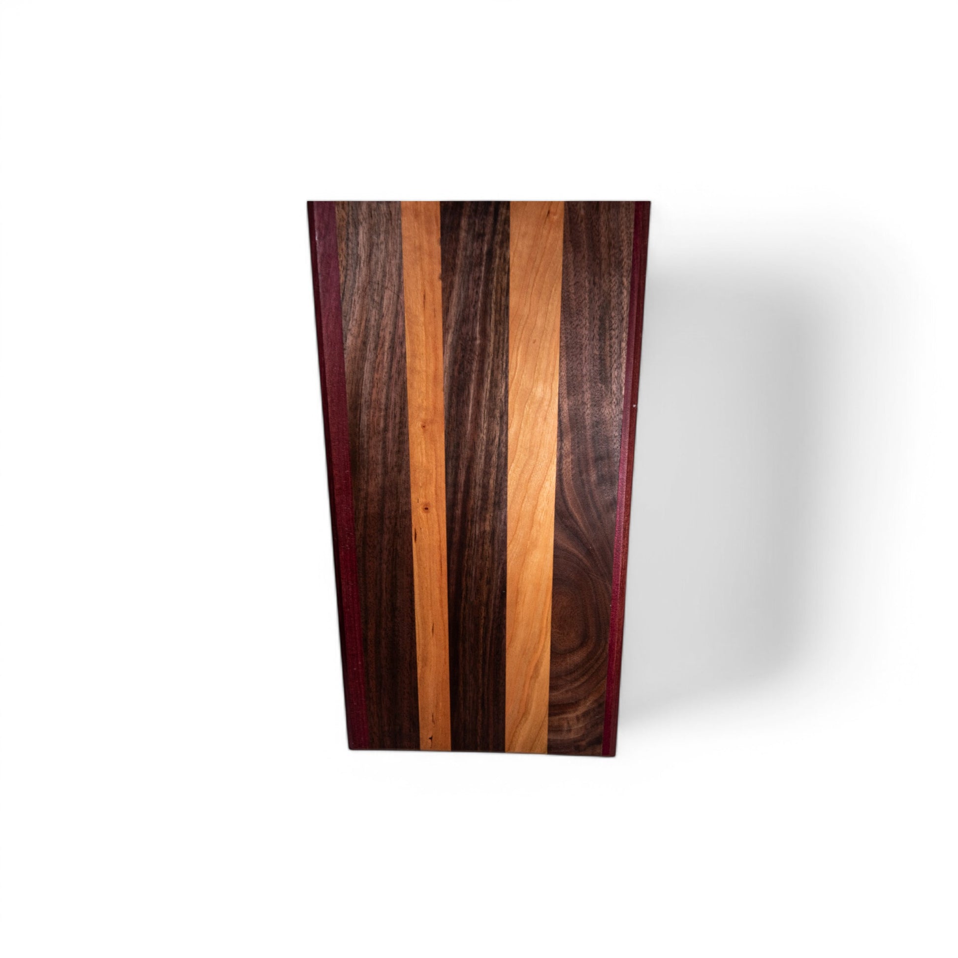 Groovy -Walnut, Cherry, Purple Heart Wood Charcuterie Boards/Serving Board