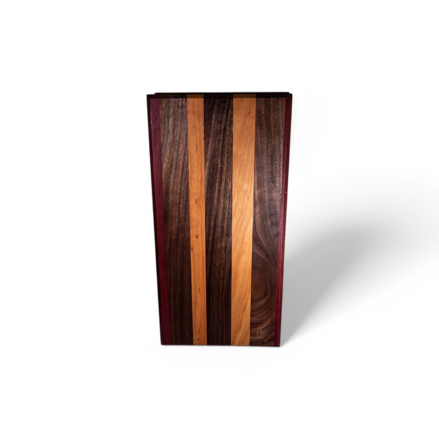 Groovy -Walnut, Cherry, Purple Heart Wood Charcuterie Boards/Serving Board