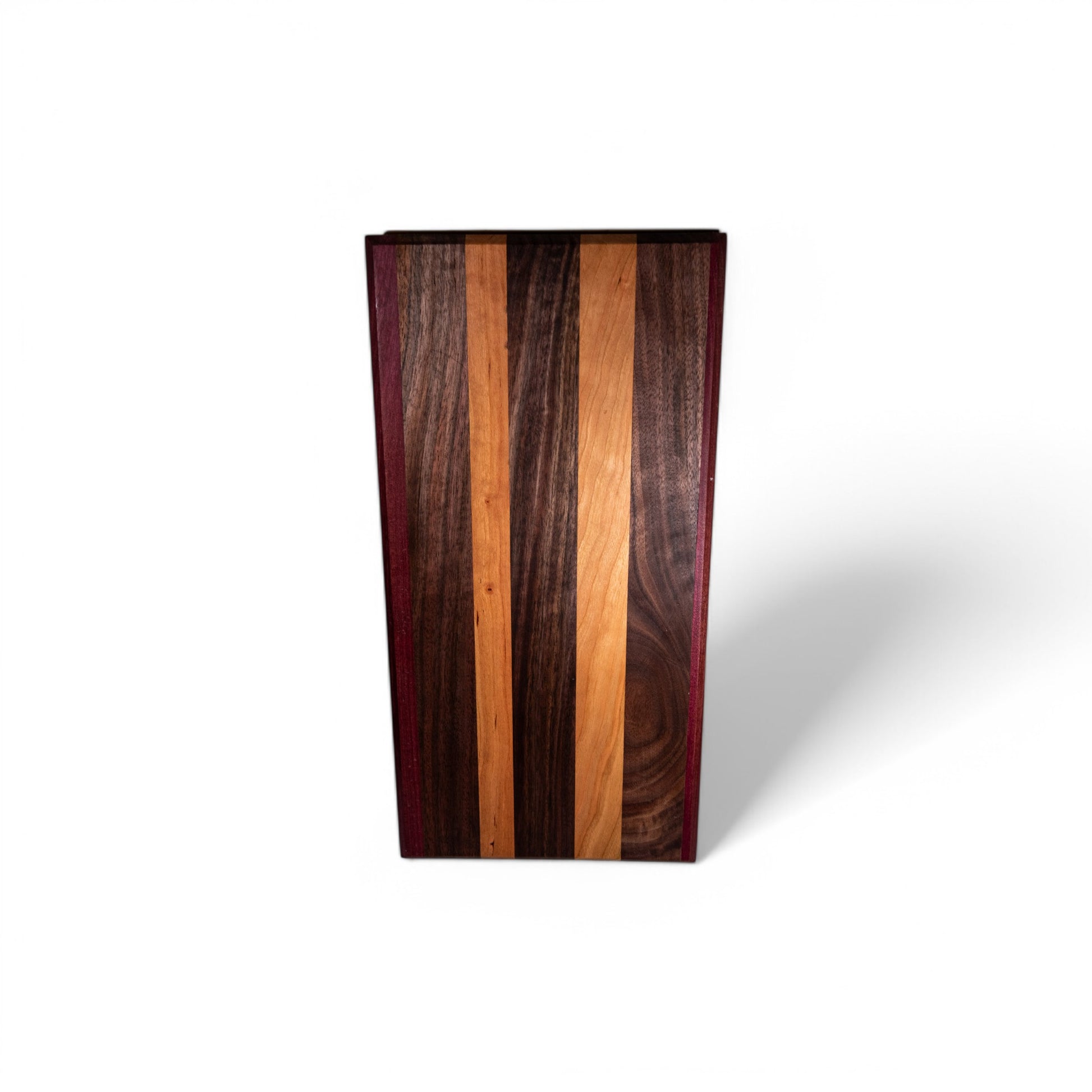 Groovy -Walnut, Cherry, Purple Heart Wood Charcuterie Boards/Serving Board