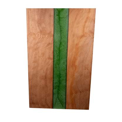 Jade Epoxy Sycamore Wood Charcuterie Boards/Serving Board