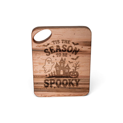 Maple Charcuterie Board/Serving Tray "Tis the Season to Be Spooky"