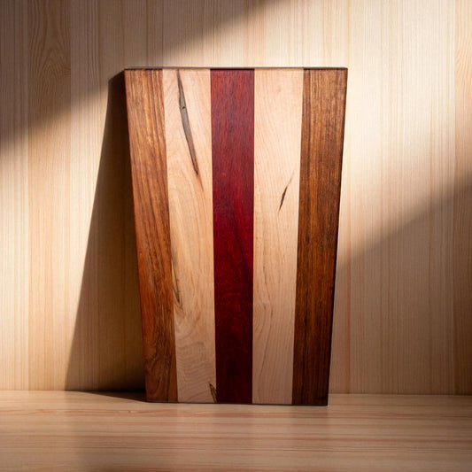 Maple, Padauk, Canary Wood Charcuterie Boards/Serving Board/Cutting Board