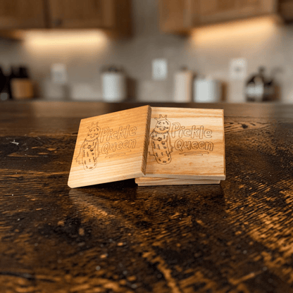 Maple Pickle Queen Dill Coaster