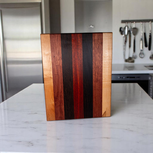 Maple. Purple Heart, Wenge and Blood Wood Charcuterie Boards/Serving Board/Cutting Board