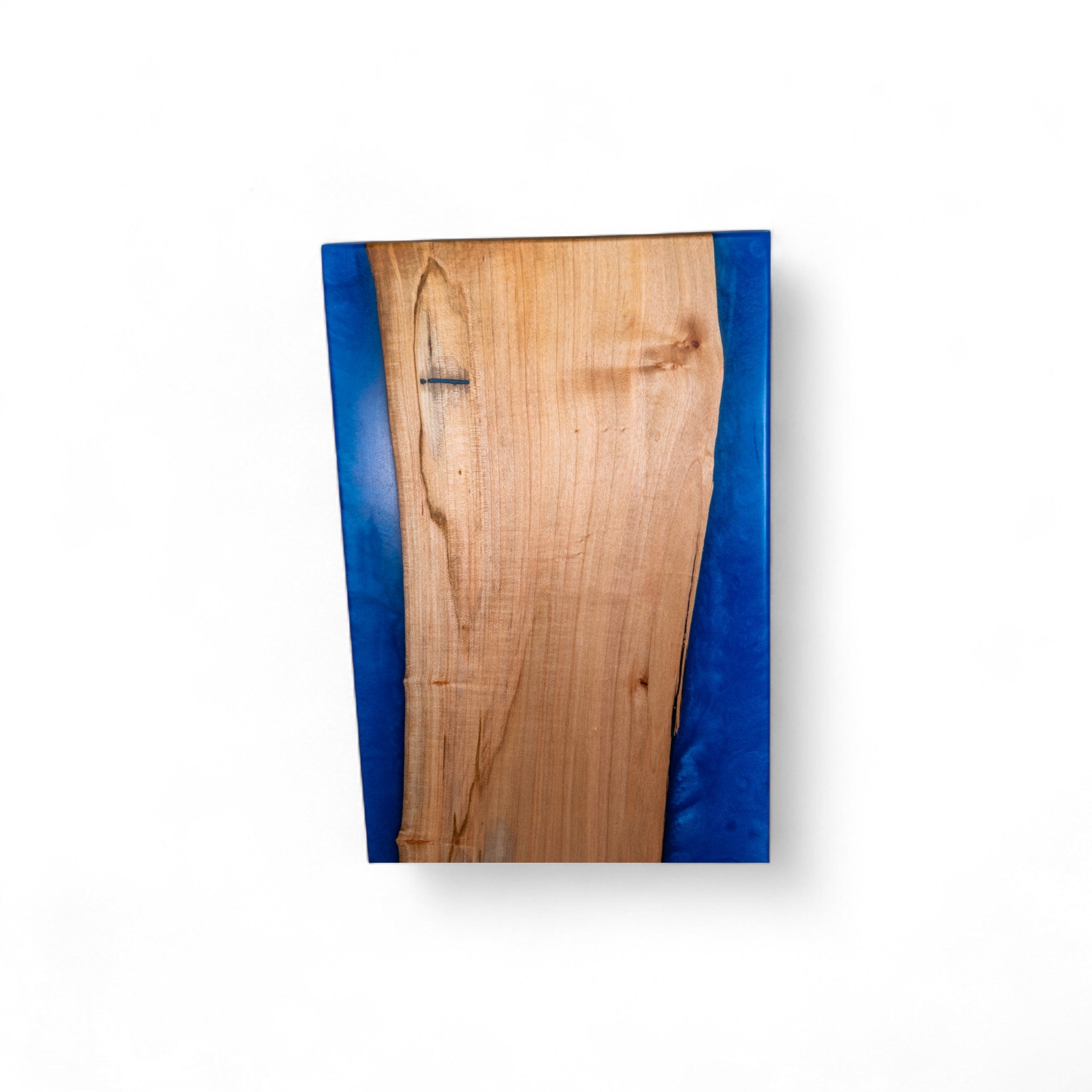Maple Wood Blue Epoxy Charcuterie Boards/Serving Board