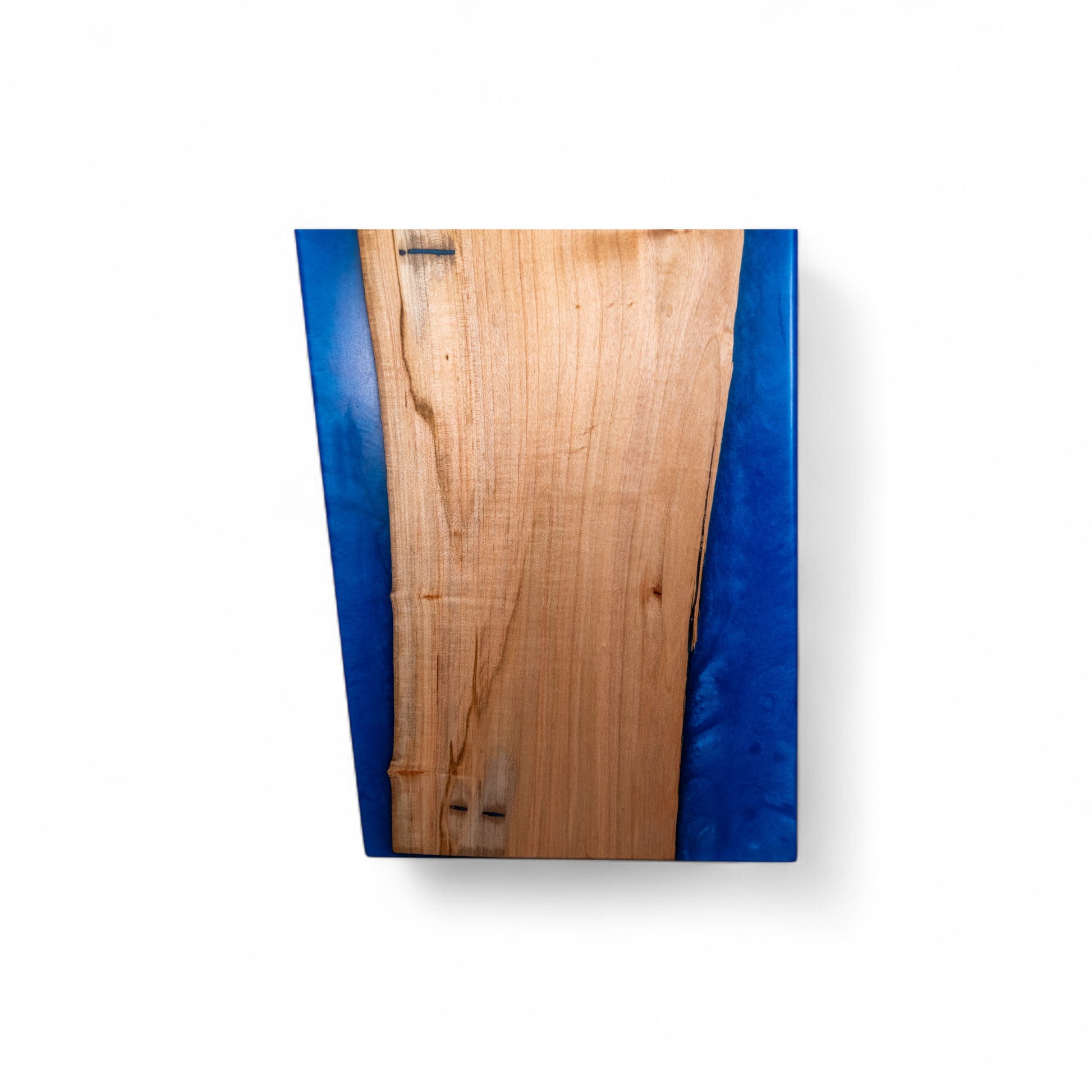 Maple Wood Blue Epoxy Charcuterie Boards/Serving Board