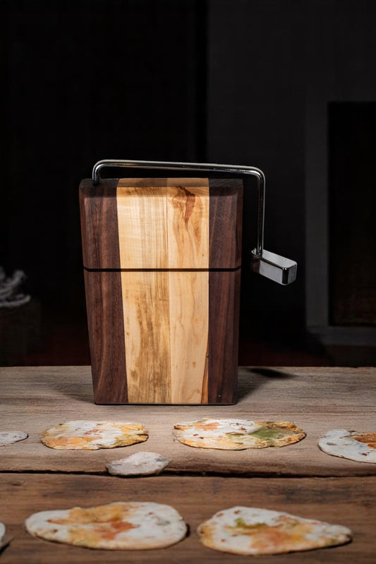 Maple, and Walnut Cheese Slicer Board