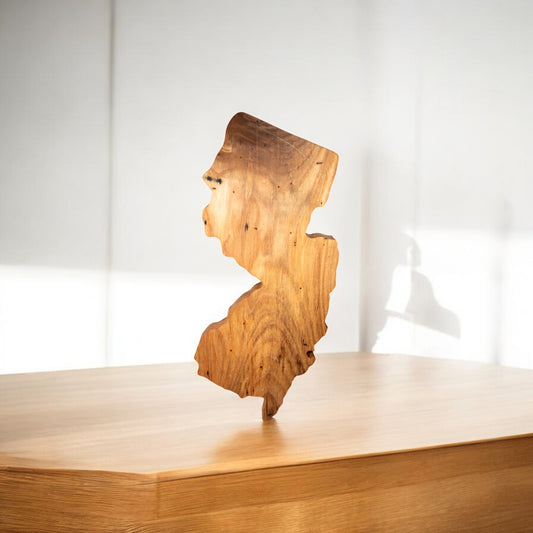 New Jersey State Shaped Cutting Board, Charcuterie board, Serving Board