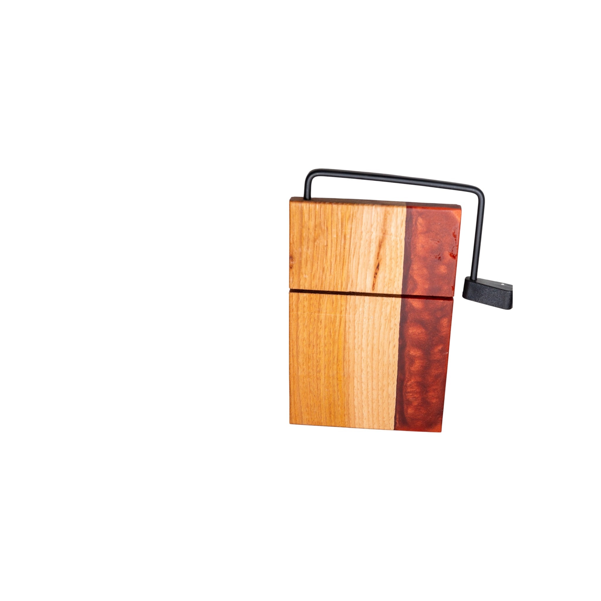 Oak Wood Copper Epoxy Cheese Slicer Board