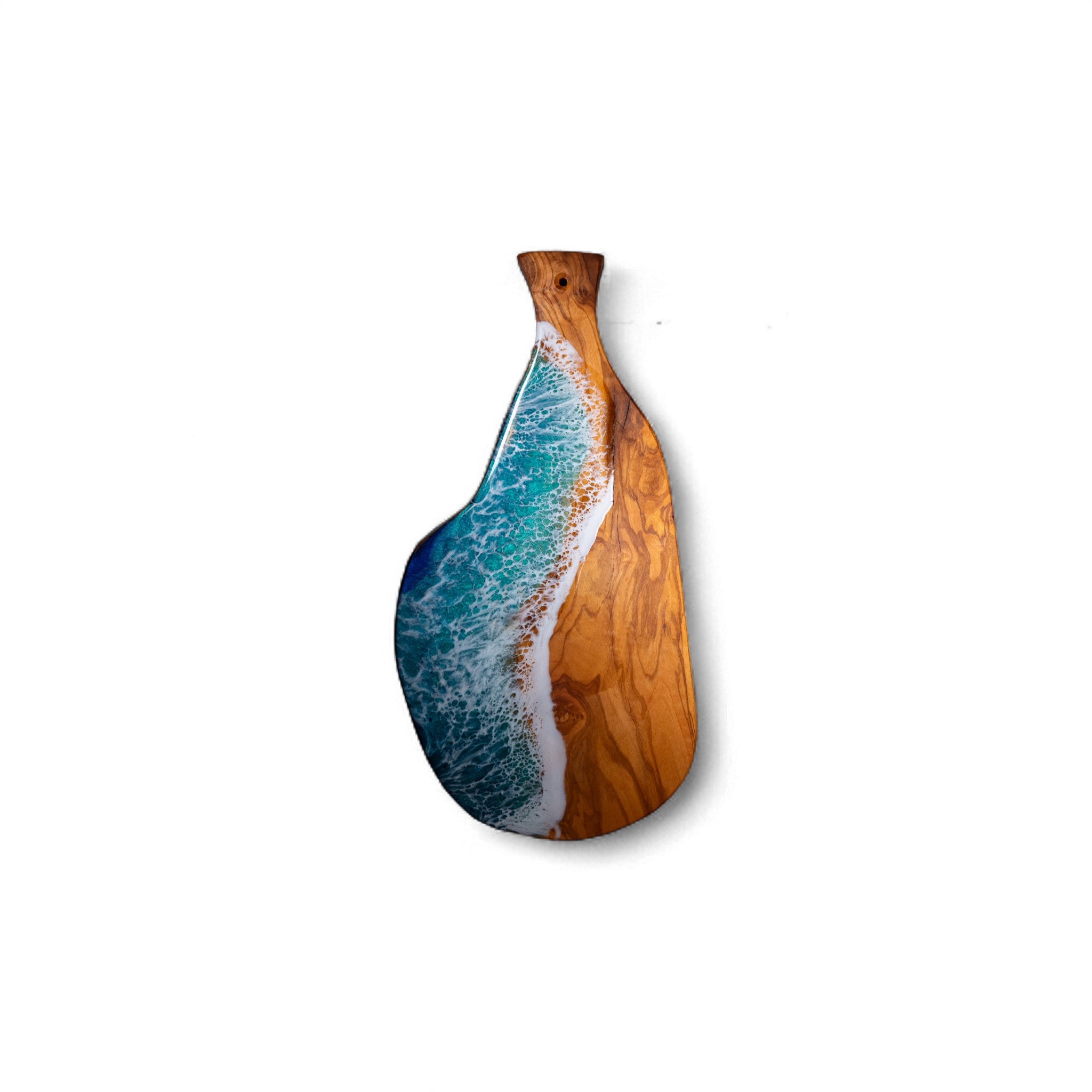 Ocean Wave Olive Wood Charcuterie Board/Cutting Board
