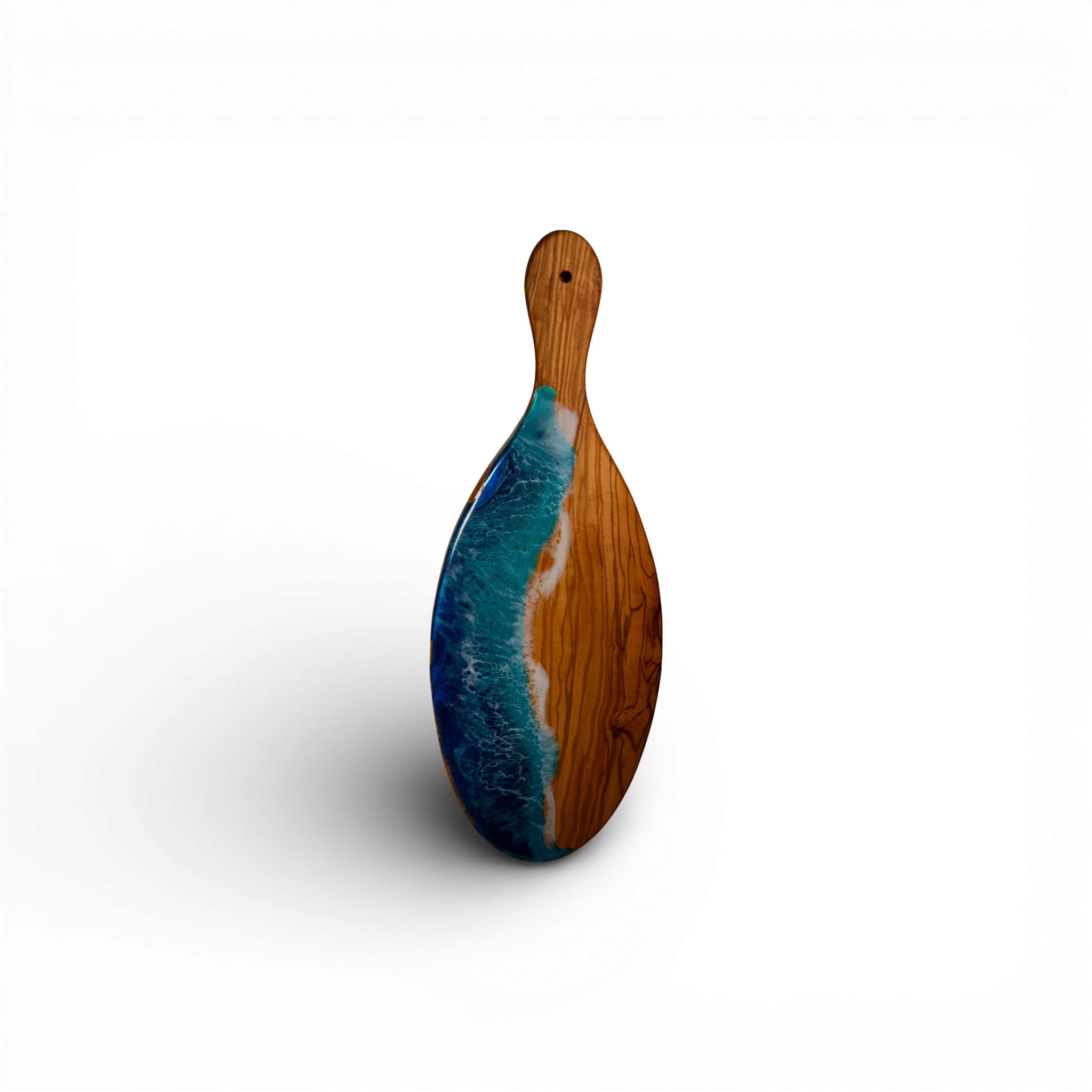 Ocean Wave Olive Wood Charcuterie Board/Cutting Board