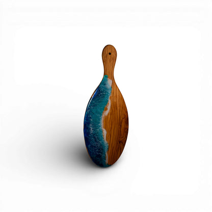 Ocean Wave Olive Wood Charcuterie Board/Cutting Board
